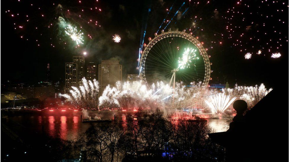 London's New Year's Eve fireworks