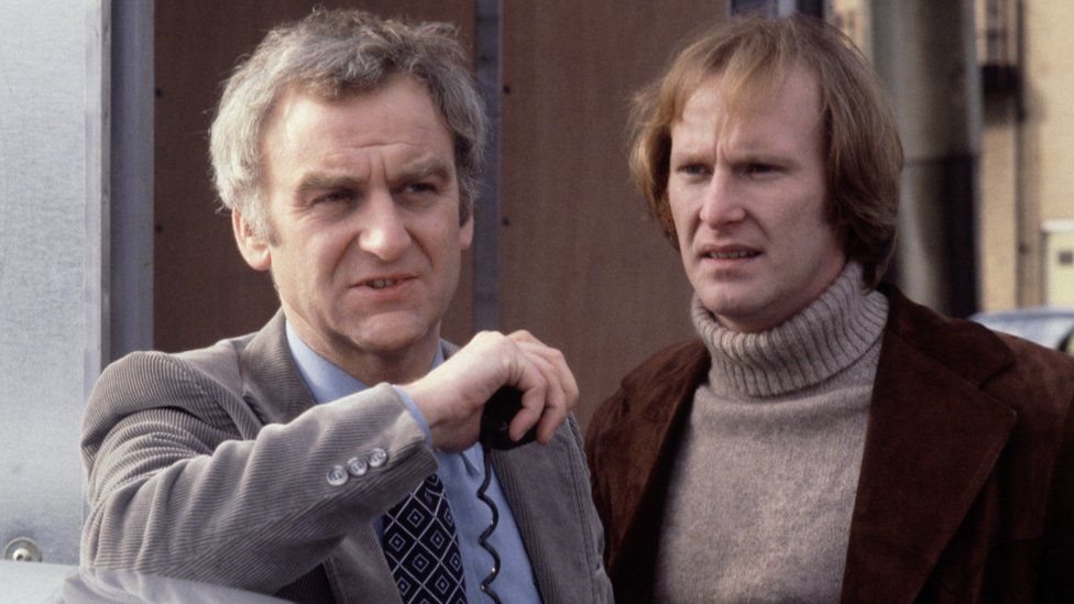 John Thaw and Dennis Waterman in The Sweeney