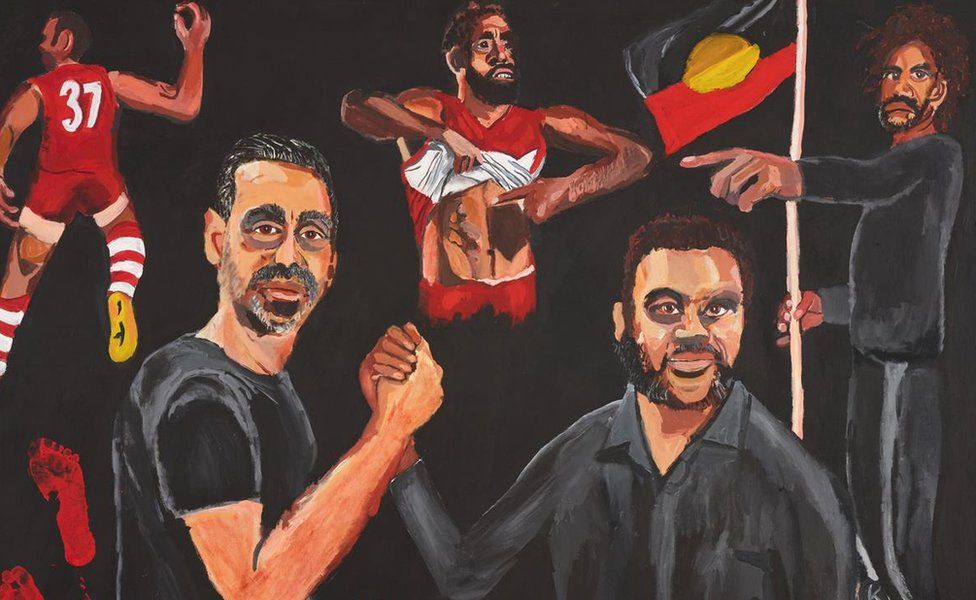 Archibald Prize 2020 winner Vincent Namatjira Stand strong for who you are