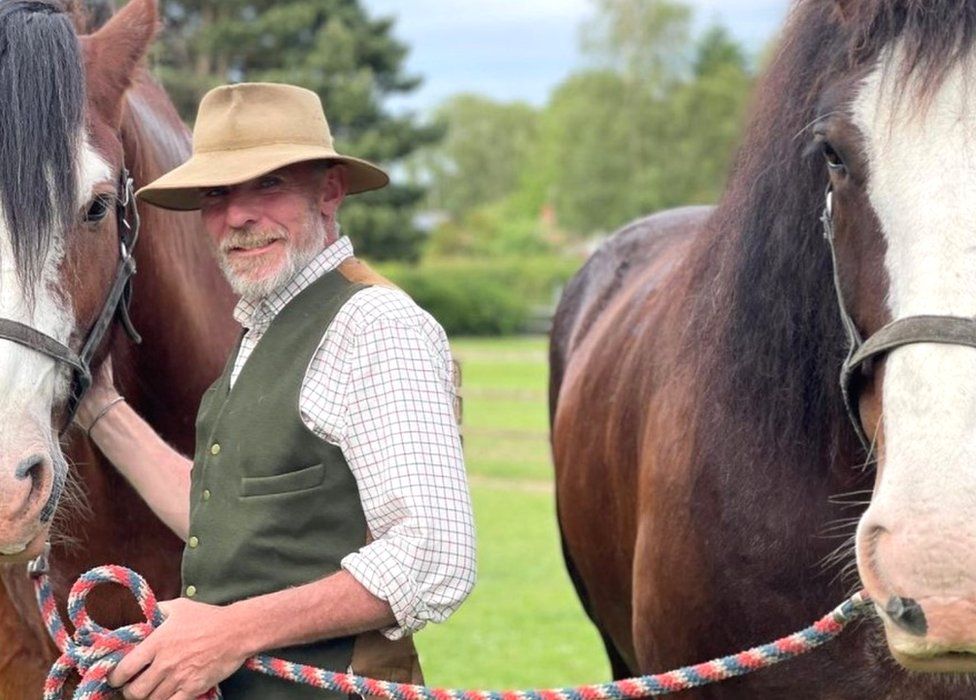 Jamie Alcock and horses