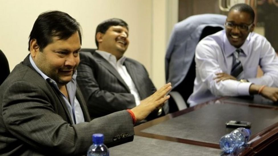 Gupta brothers with Duduzane Zuma