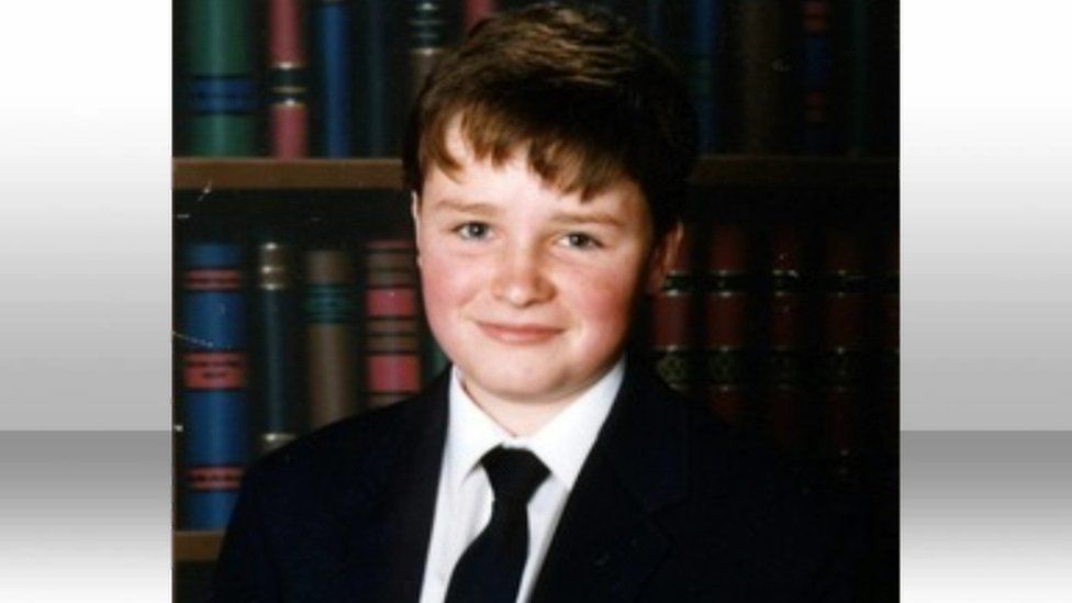 Christopher Coulter, from Hillsborough, was 15 years old when he died,