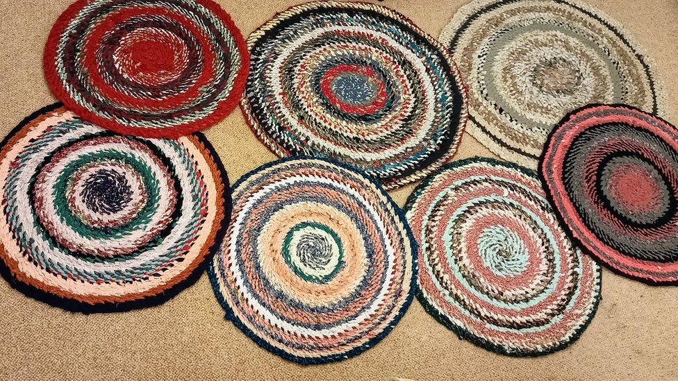 Rugs made by Dr Aruna Mene