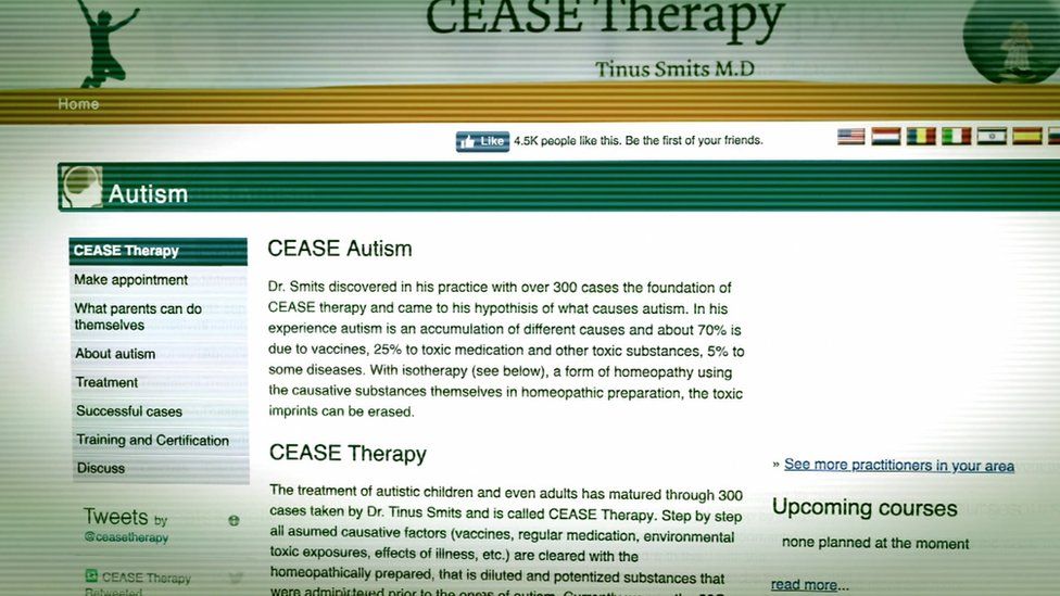Cease therapy website page