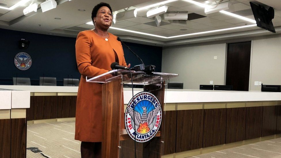 Atlanta City Council president Felicia Moore