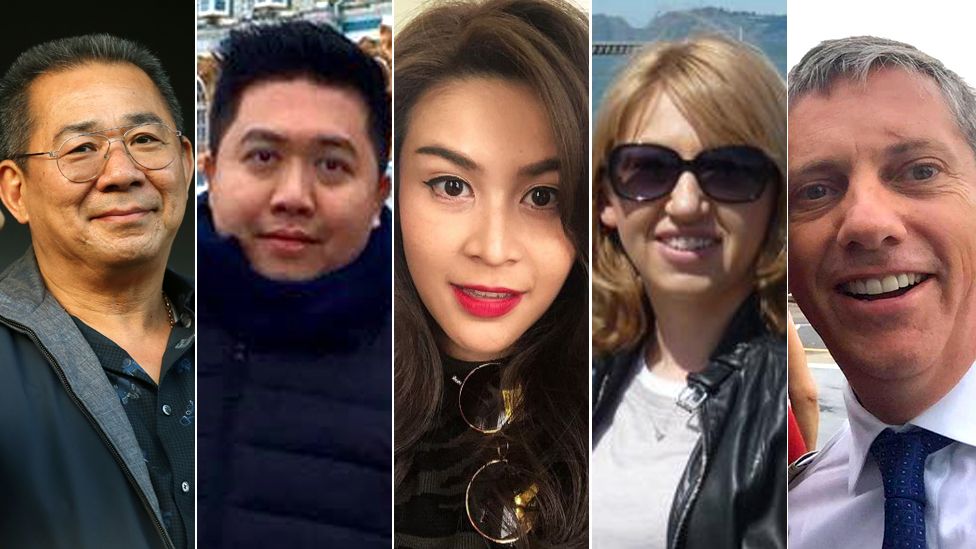 Victims killed in the helicopter crash