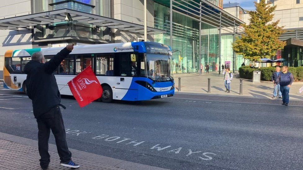 Bus strike in Hull