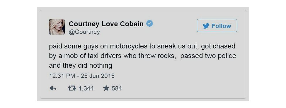 Courtney Love tweet