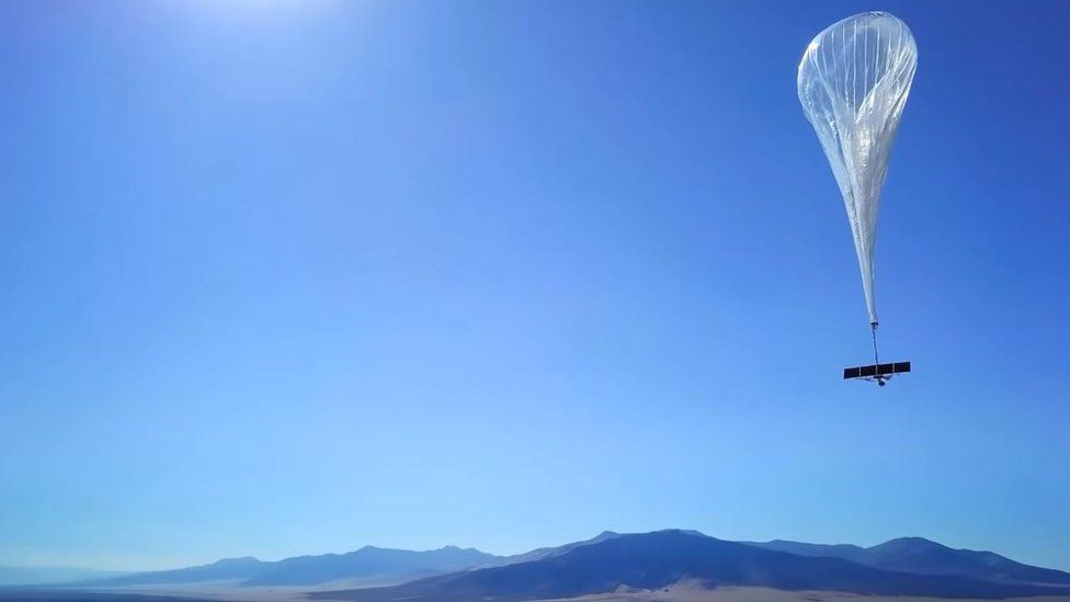 Google's Loon brings internet-by-balloon to Kenya - BBC News