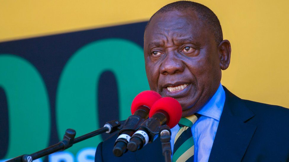 South Africa's Cyril Ramaphosa