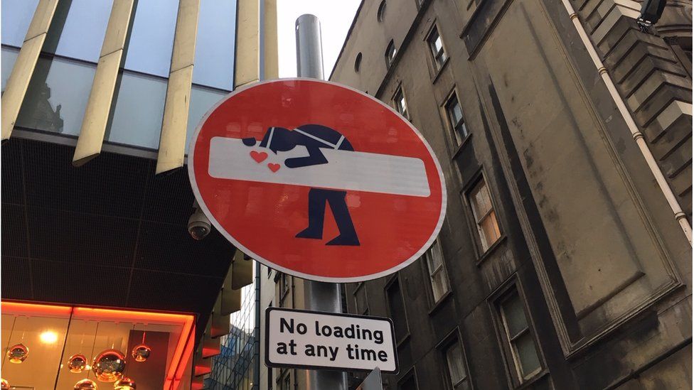 Edinburgh's road signs hacked by artist