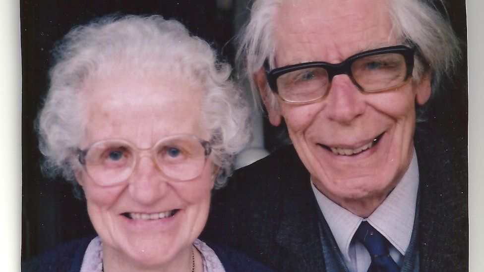 Wilbert with his wife Margaret.