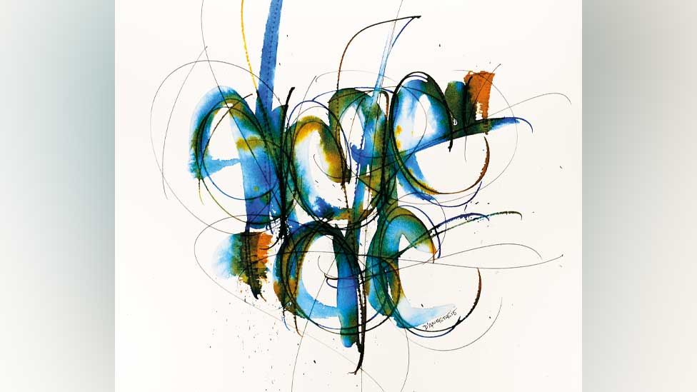 Calligraphy by Michel D'Anastasi