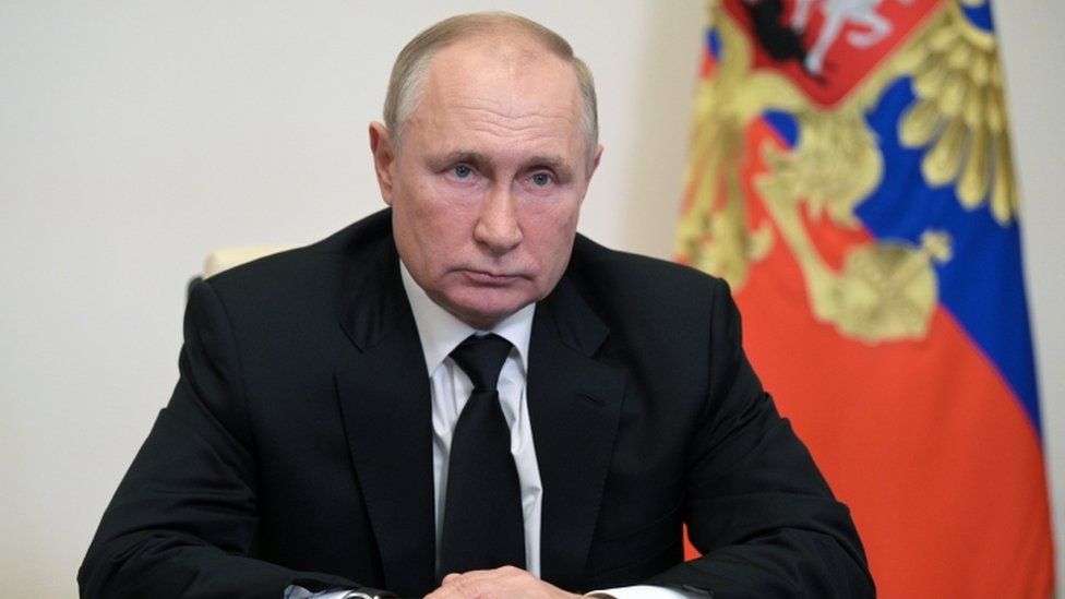 Russian President Vladimir Putin attends a meeting with Russian Central Election Commision