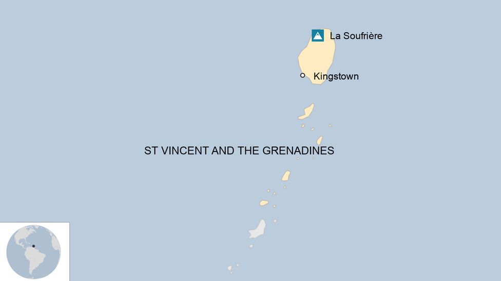 Map of St Vincent