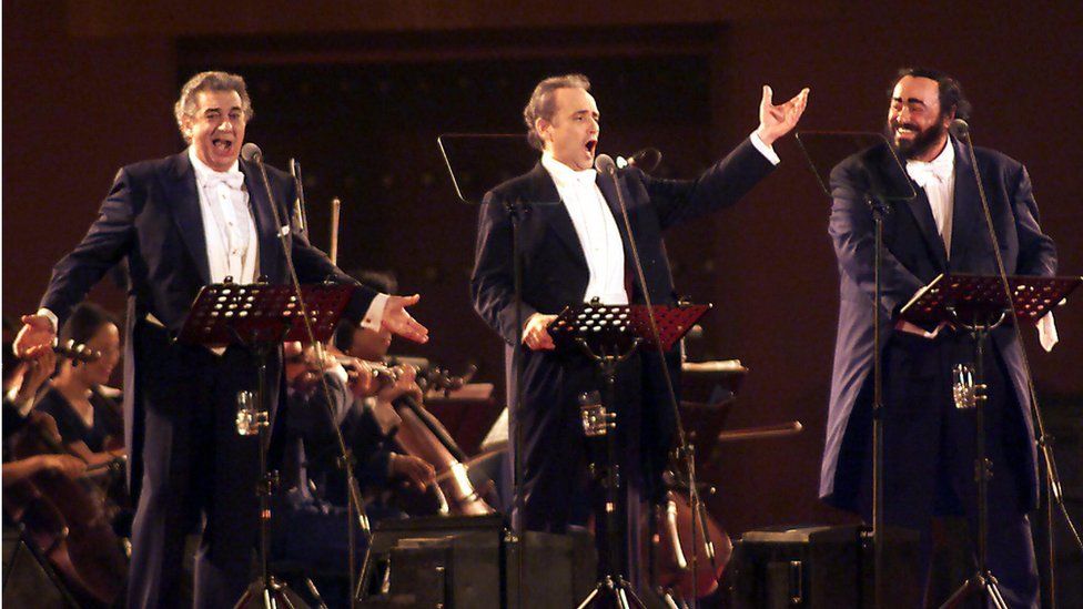 Plácido Domingo, Jose Carreras and Luciano Pavarotti
