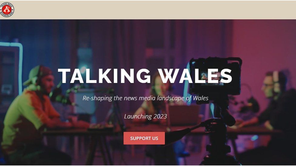 Llun o wefan Talking Wales