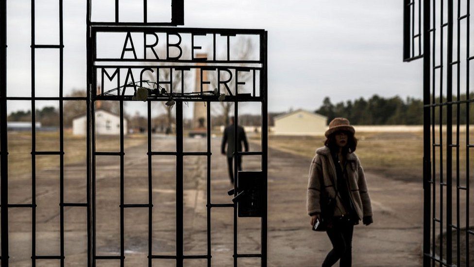 Sachsenhausen gates, 2020 file pic