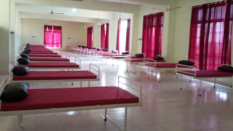 A quarantine ward in Kerala