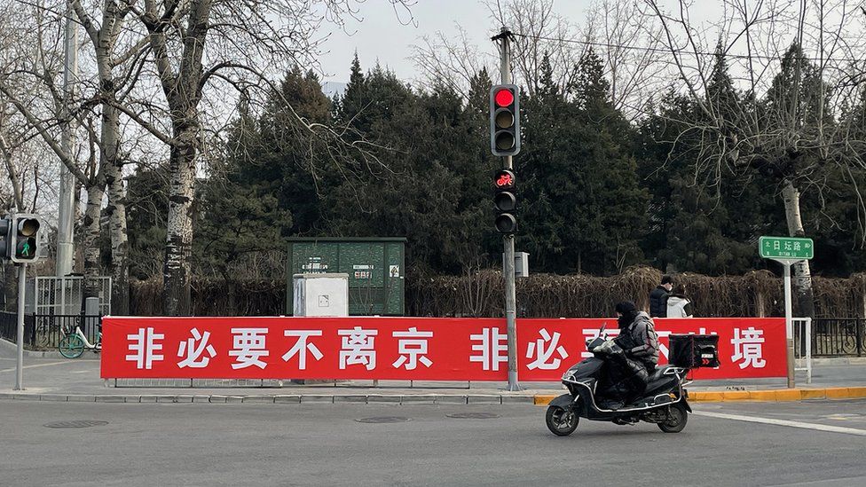 "Don't leave Beijing unless necessary. Don't go abroad unless necessary."