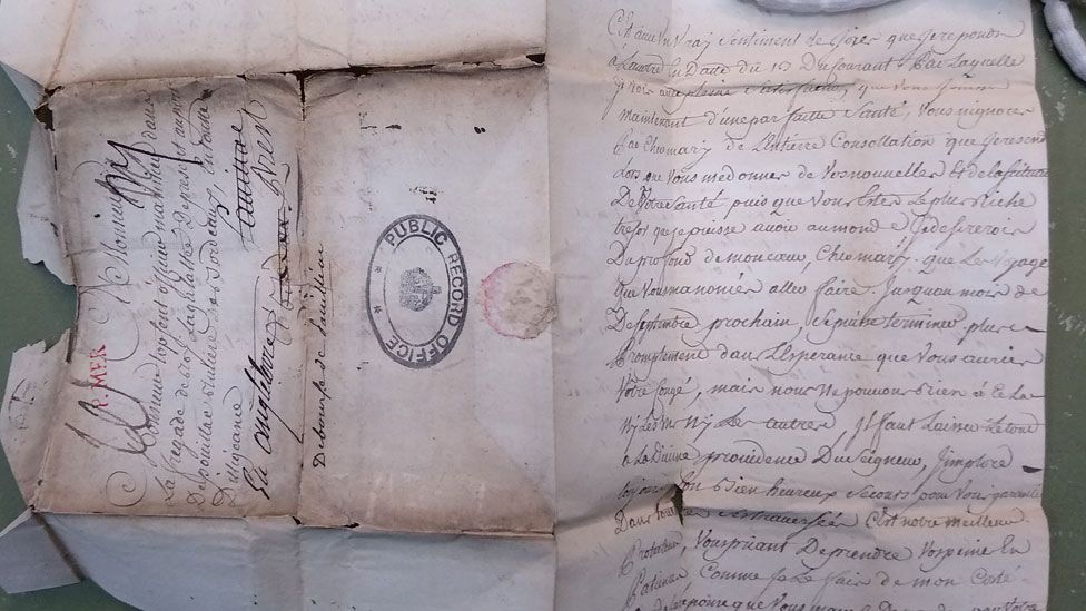 18th Century POW love letters opened at last by Cambridge professor ...