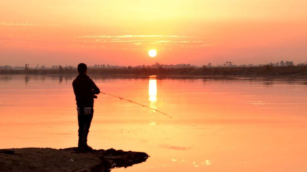 IS image - fishing on the Euphrates