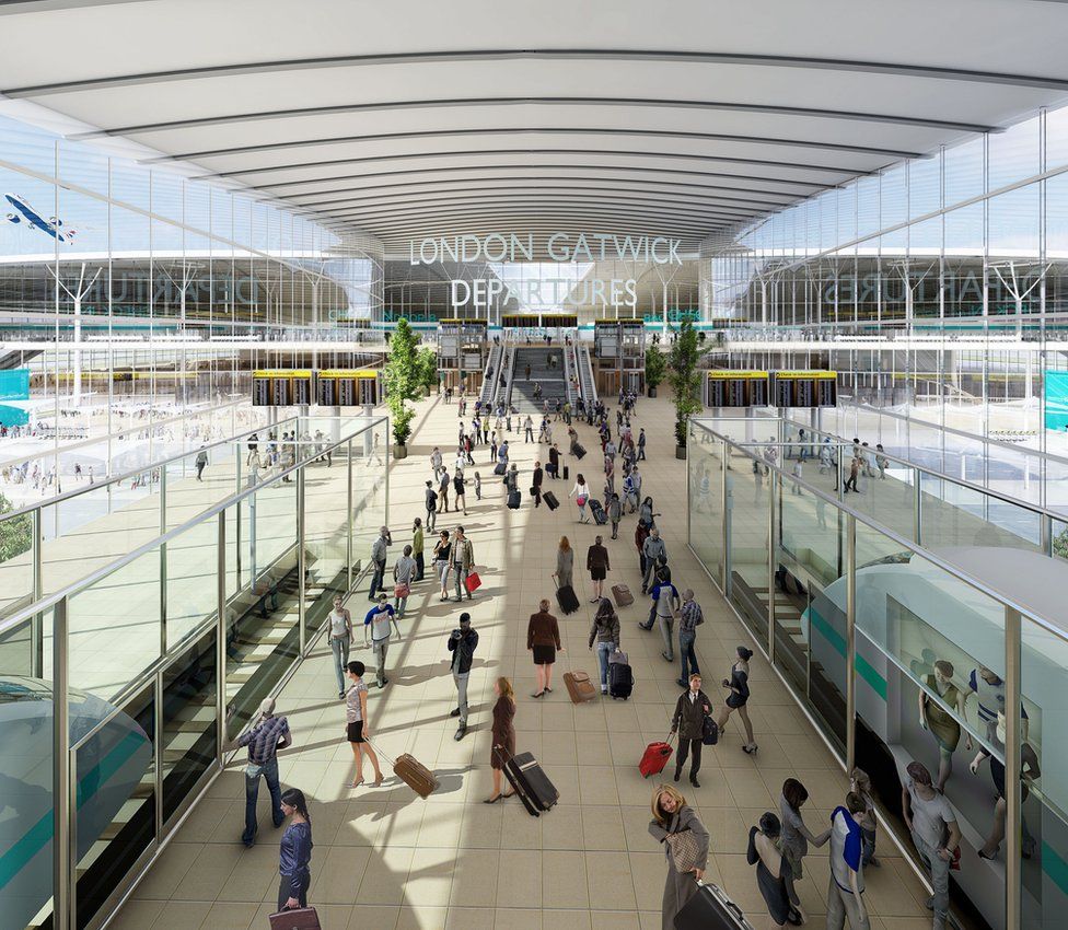 Gatwick Airport Expansion Call Follows Annual Results BBC News    90163126 160630cgiofexpandedgatwickinternal 