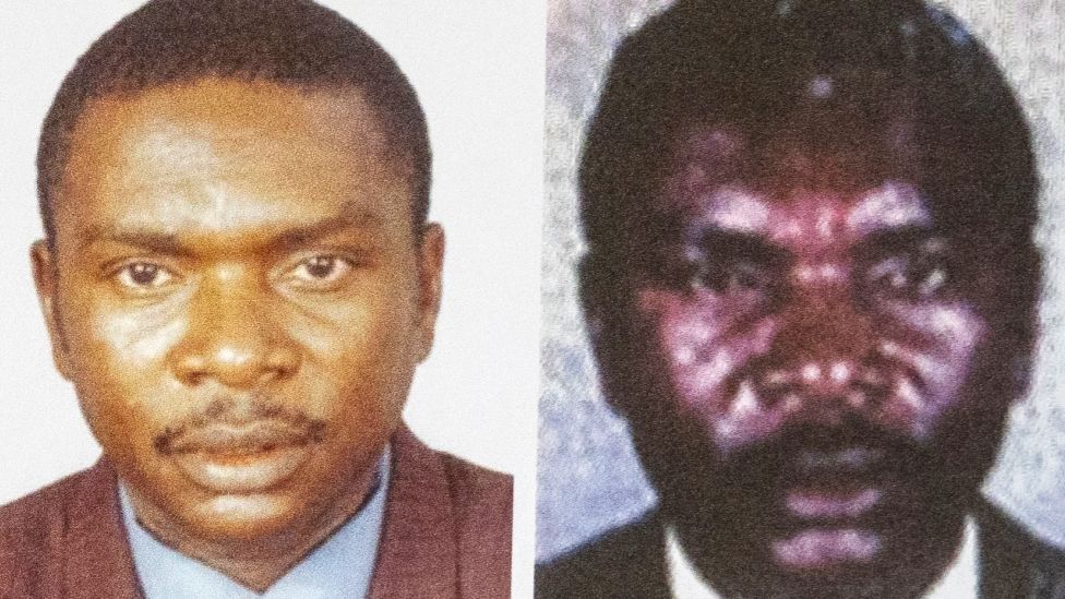 Протаис Мпиранья на объявлении о розыске в Руанде