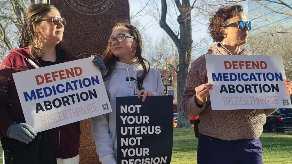 Защитники прав на аборты в Техасе