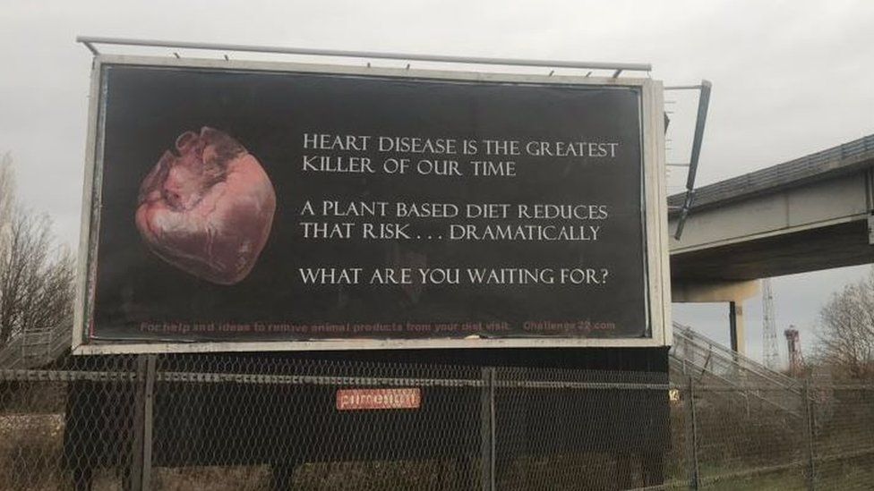Vegan billboard