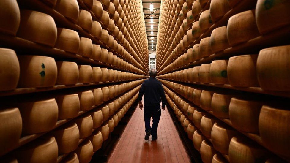 Grana Padano resembles Parmesan and is fashionable  successful  Italy