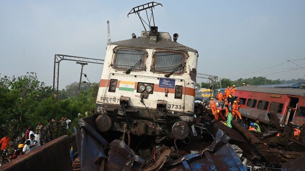 Balasore: How did three trains collide in Odisha? - BBC News