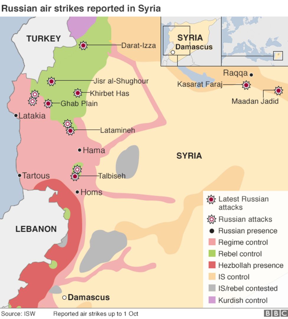 Syria Conflict: Russia Air Strikes Stepped Up - BBC News