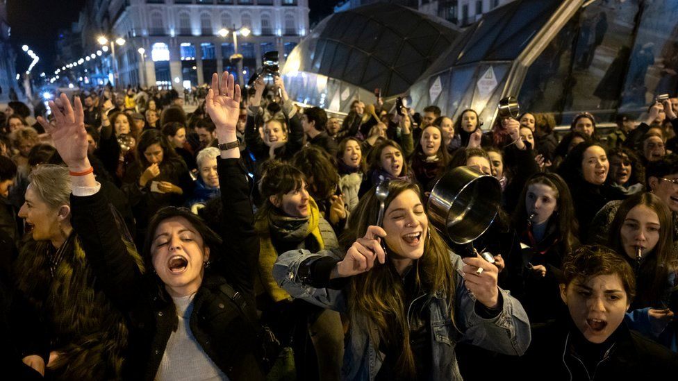 International Women S Day Marchers Around The World Call For Equality c News