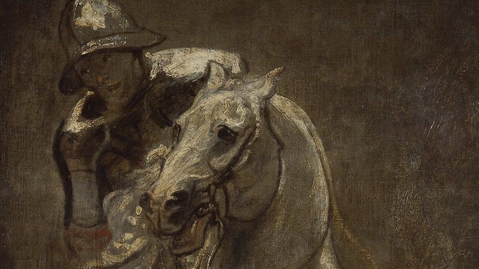 A Soldier On Horseback by Anthony Van Dyck