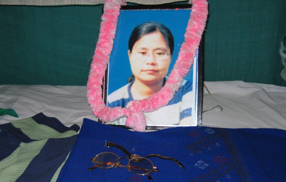 Manorama was killed in July 2004