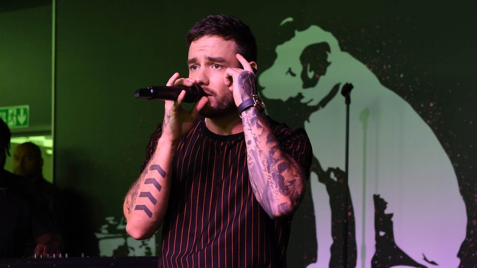 Singer Liam Payne performs at the launch event of the HMV Vault in Birmingham