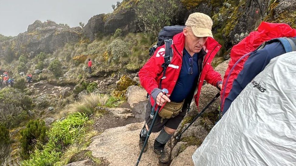 Fundraiser climbing Kilimanjaro