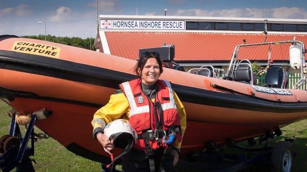 Sue Hickson-Marsay pictured with the charity's first boat