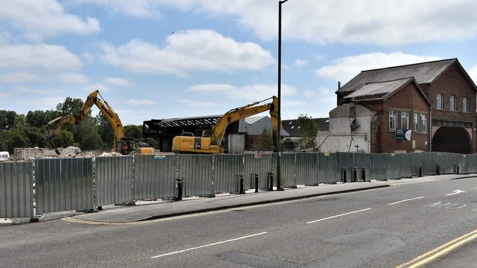 ChesterleStreet bus depot bulldozed after 110 years BBC News
