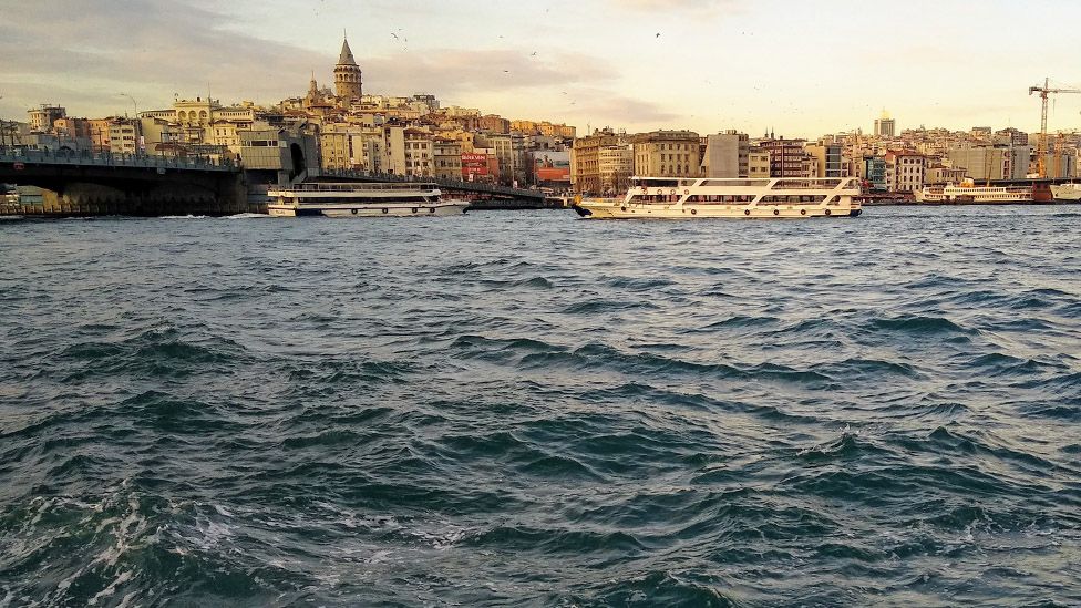 Istanbul seen from the sea