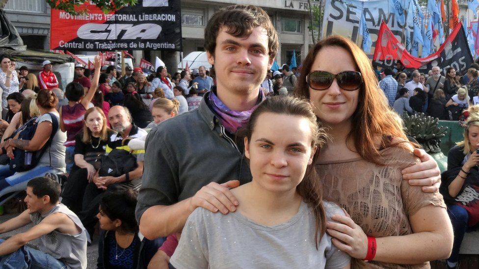 Билли, Джемма и Алекс в Аргентине, 2017