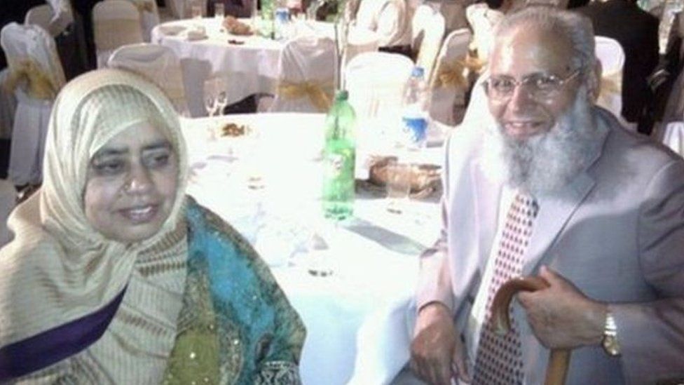 Mohammed Saleem with his wife Said Begum