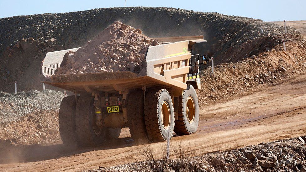 Mining truck in Western Australia