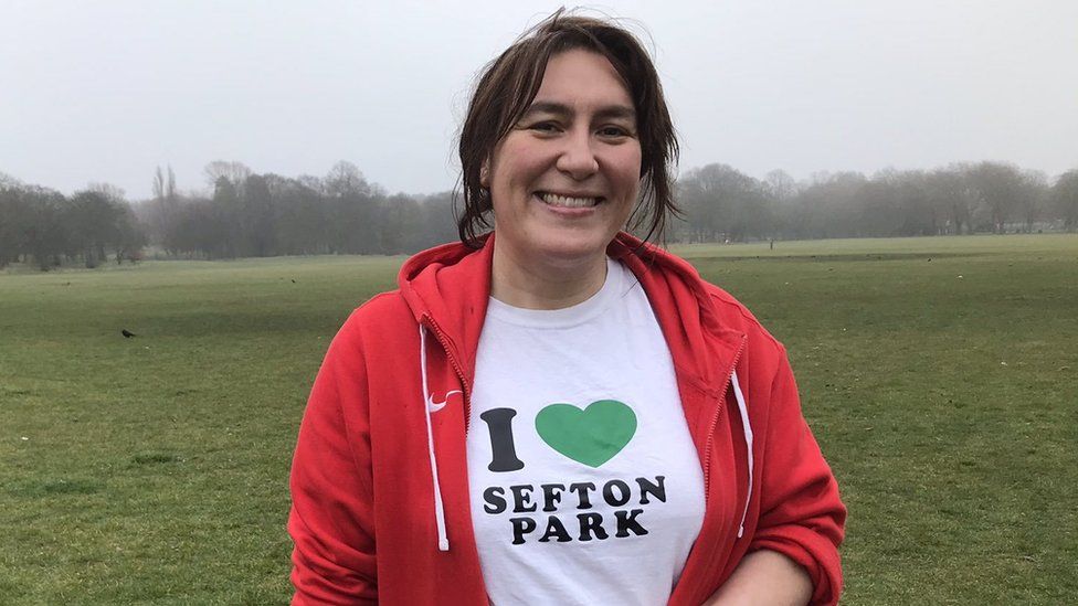 Andrea Ku chair of The Friends of Sefton Park