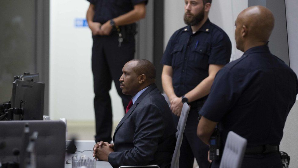 Ntaganda listened while the judge read a list of atrocities