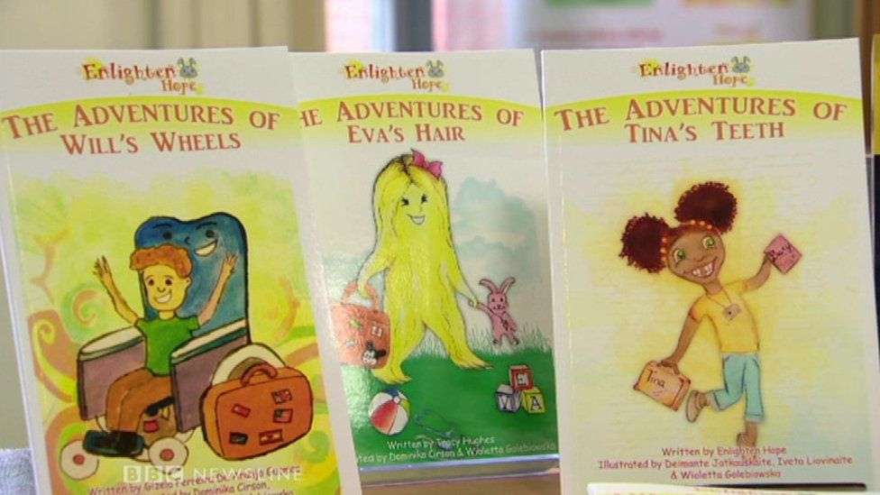 The books explored the effects of medical treatment on children