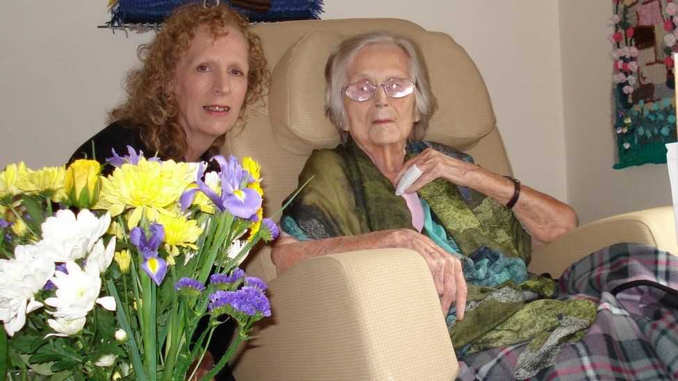 Catherine Young and her mother, Irene