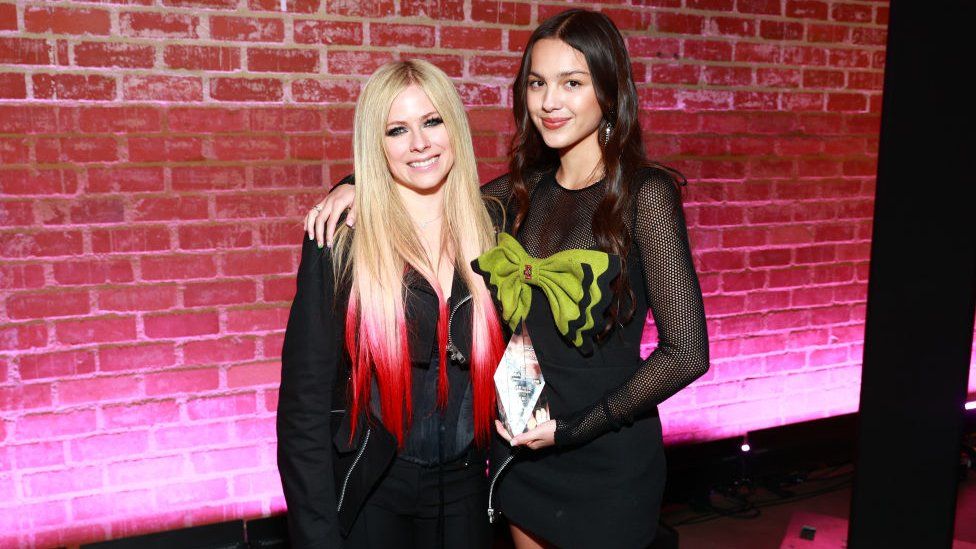 Olivia Rodrigo and Avril Lavigne