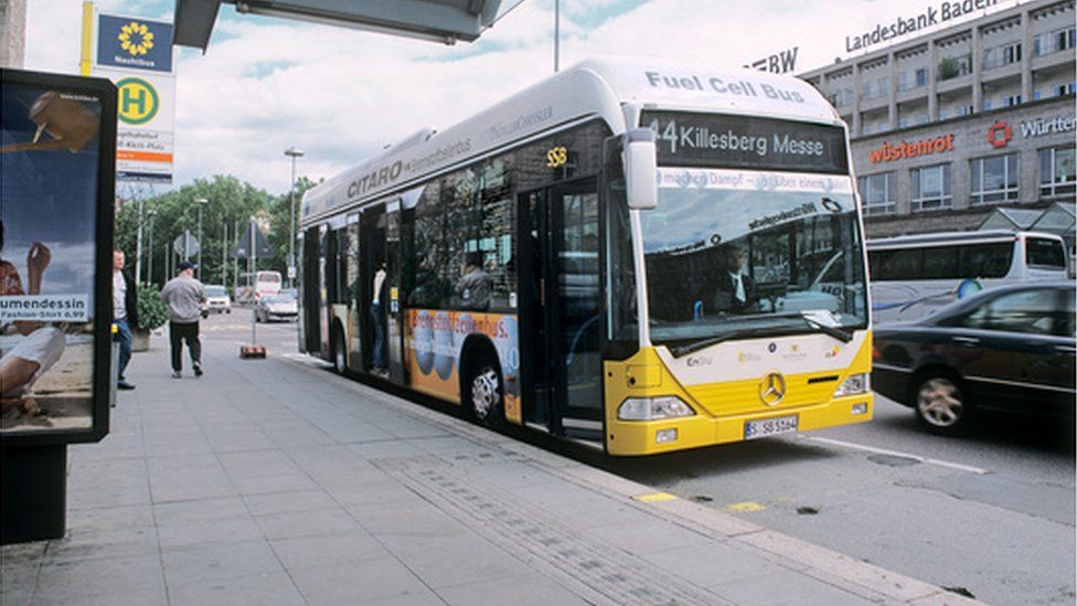 Автобус на водородных топливных элементах, Штутгарт, Германия